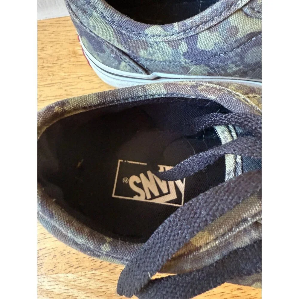 VANS youth size 4 camo sneakers